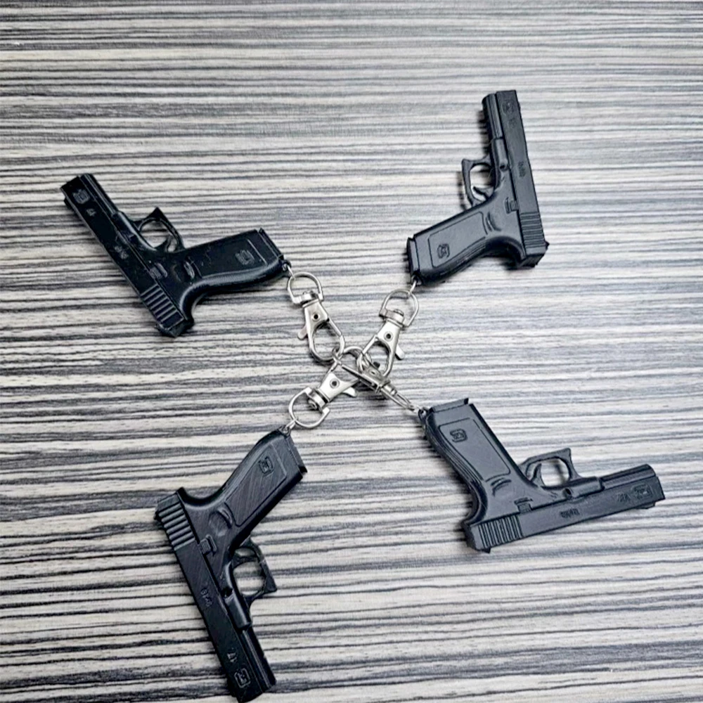 G17G19 Desert Eagle Cool Keychain, Whistle Pistol Model Toy 3D Printed Keychain Stress Relief Toys Backpack Decoration Pendant