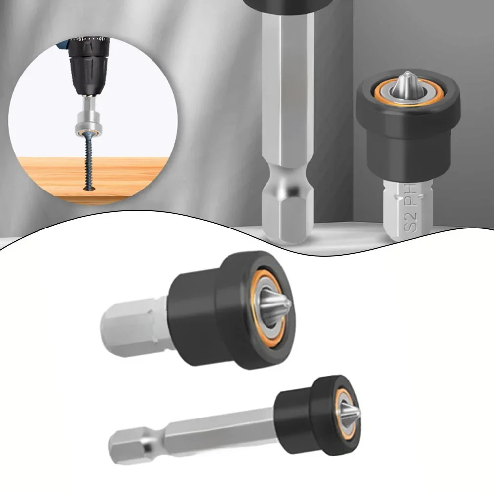 Tournevis de positionnement magnétique, combinaison pour cloisons sèches, plaques de plâtre, tige hexagonale de 1/4 pouces, tournevis de positionnement à tête transversale, 1 pièce