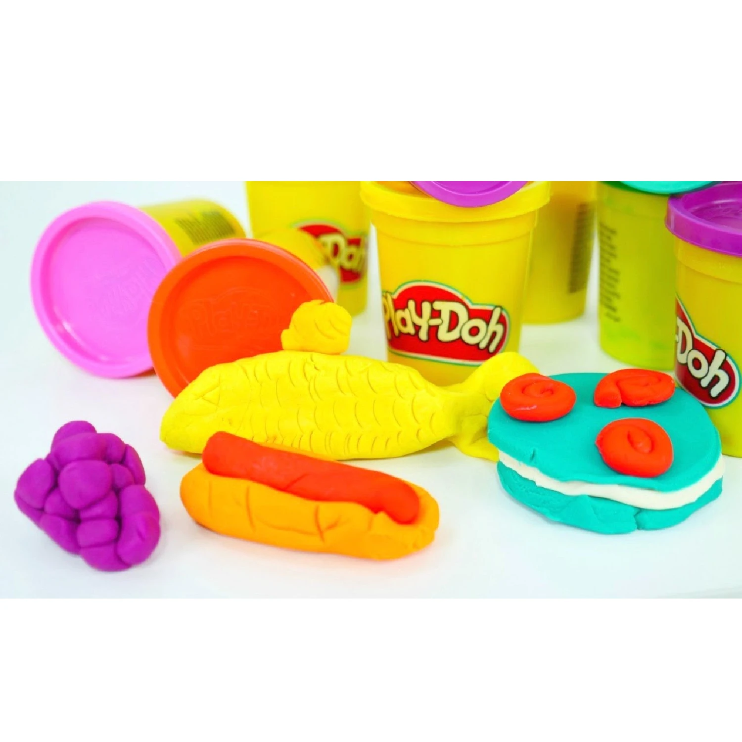 Pâte Play-Doh pour spoage, 4 pièces Pâte à spoer légère pour enfants, jouet de 448g, haute qualité, cadeau