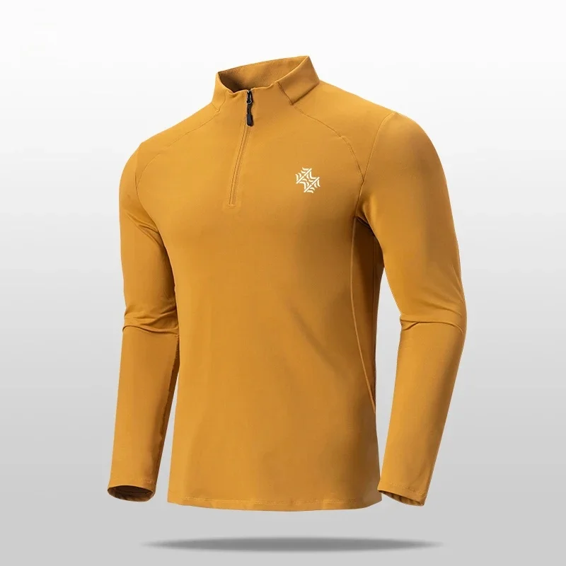 SBWL hommes de haute qualité cyclisme randonnée sports de plein air à manches longues T-shirt loisirs vitesse course à sec fitness vêtements de sport hauts