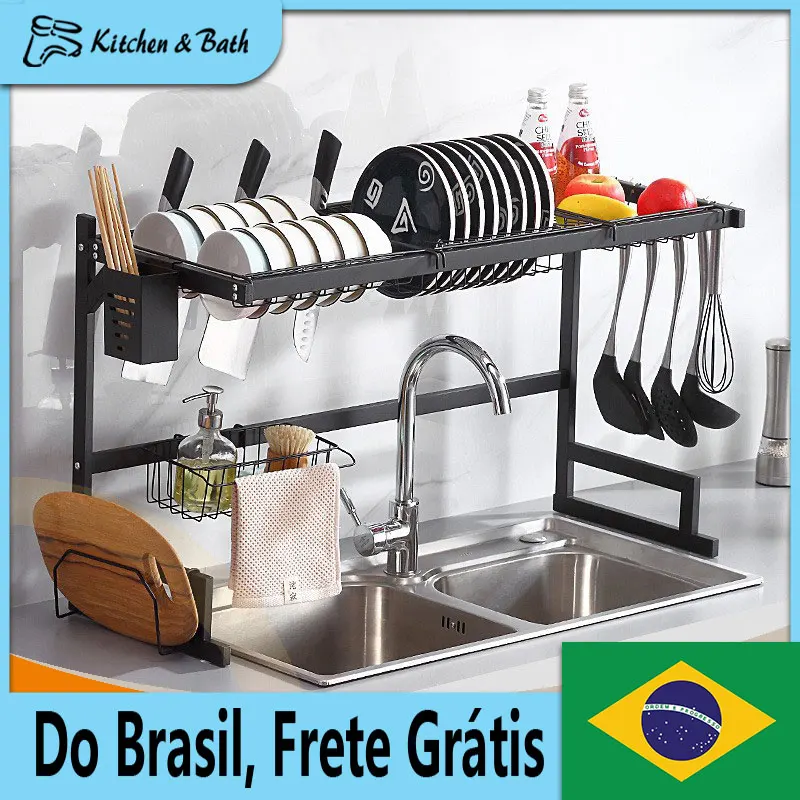 stainless-steel-kitchen-storage-rack-with-drainage-system-for-sink-dishwasher-organized-for-cups-and-cutlery