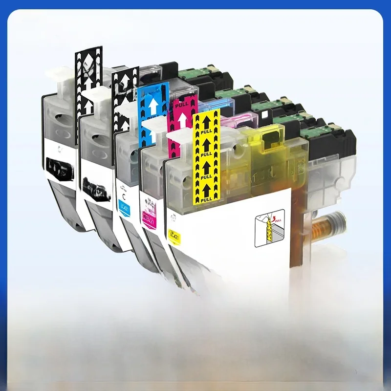 Cartouche d'encre Compatible LC421XL LC421 421XL pour imprimante Brother DCP-J1050DW MFC-J1010DW DCP-J1140DW