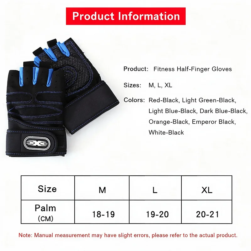 실리콘 손바닥 처리된 반장갑, 자전거용 짧은 장갑, 미 - Weightlifting Gloves 리뷰 및 가격