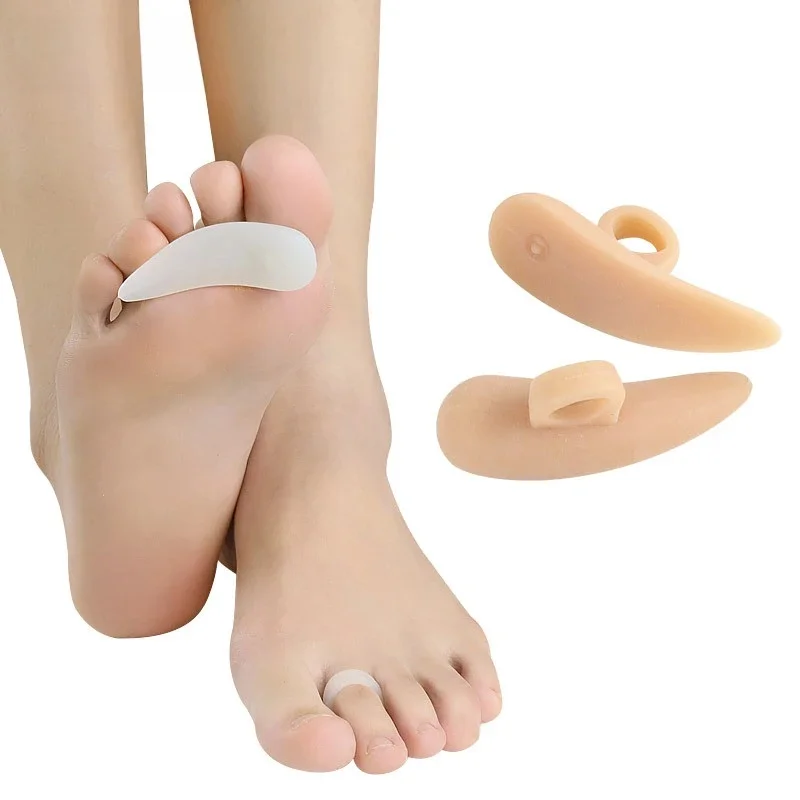 Lisseur de Gel de Silicone, anneaux orthopédiques, séparateur d'orteils, Correction d'hallux Valgus, marteau protecteur, soins des pieds, pédicure, 2 pièces = 1 paire