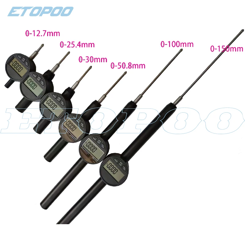 indicador dial metricinch eletronico digital calibre grande 0150 mm 0001 mm 001 mm 01