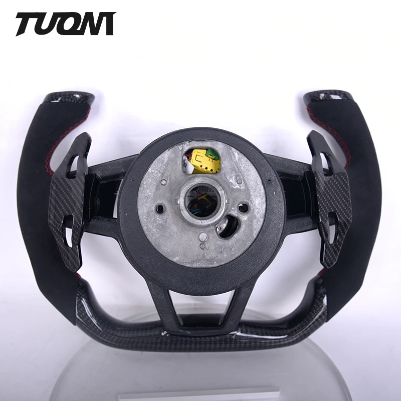 Fit For Audi A3 8Y A4 B8.5 A6 C8 A7 Q3 Q4 S3 8V S8 Rs3 Rs5 TT 8J MK1 R8 SQ5 Custom Forged Carbon Fiber Led Cars Steering Wheel