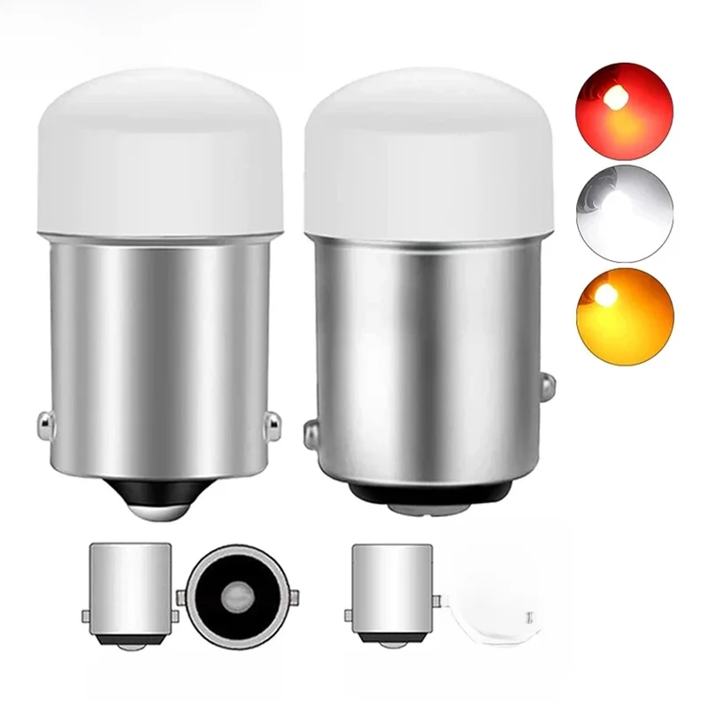 BLALION 2 PCS P21/5W BA15S 1156 Żarówka LED PY21W BAY15D 1157 Światło kierunkowskazu 12V 7000K Światło cofania Hamulec Stop Parking Żarówki zapasowe — 2