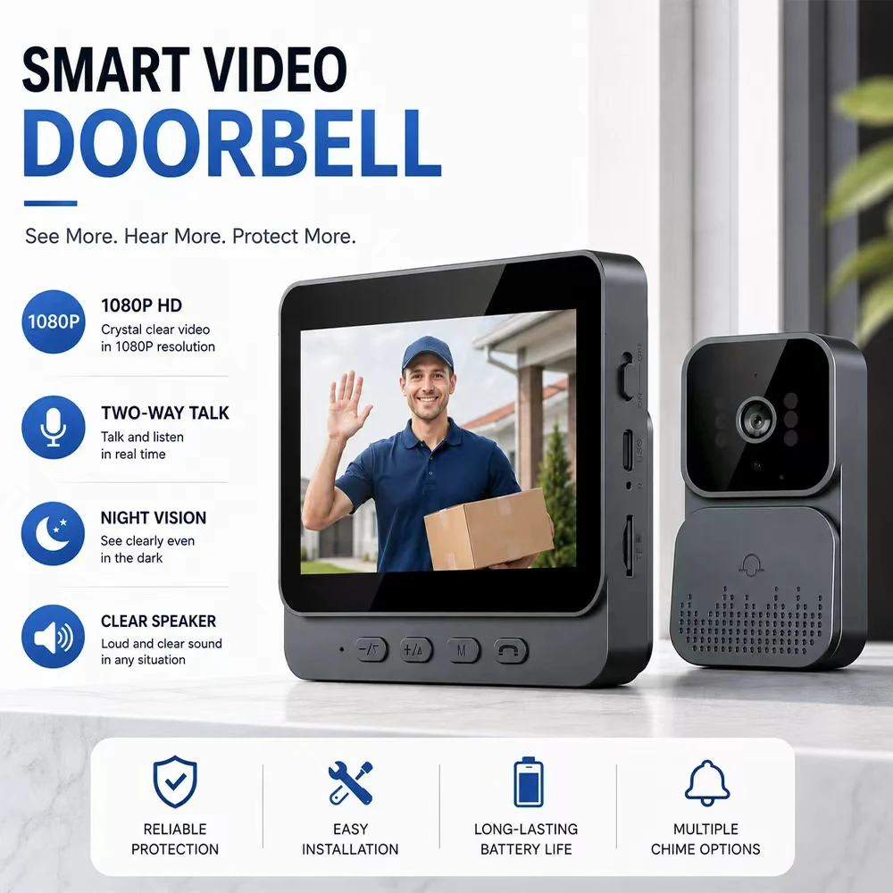 43-inch-wireless-video-doorbell-camera-hd-monitor-24ghz-wifi-two-way-audio-night-vision-no-app-required-32gb-64gb