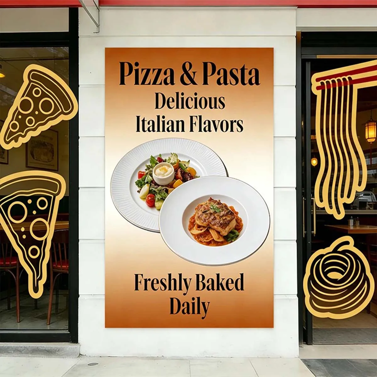 Custom Waterproof Vinyl Stickers Personalized Logo Decals for Store Glass Door Window Shop Promotion Business Advertising Labels image 3