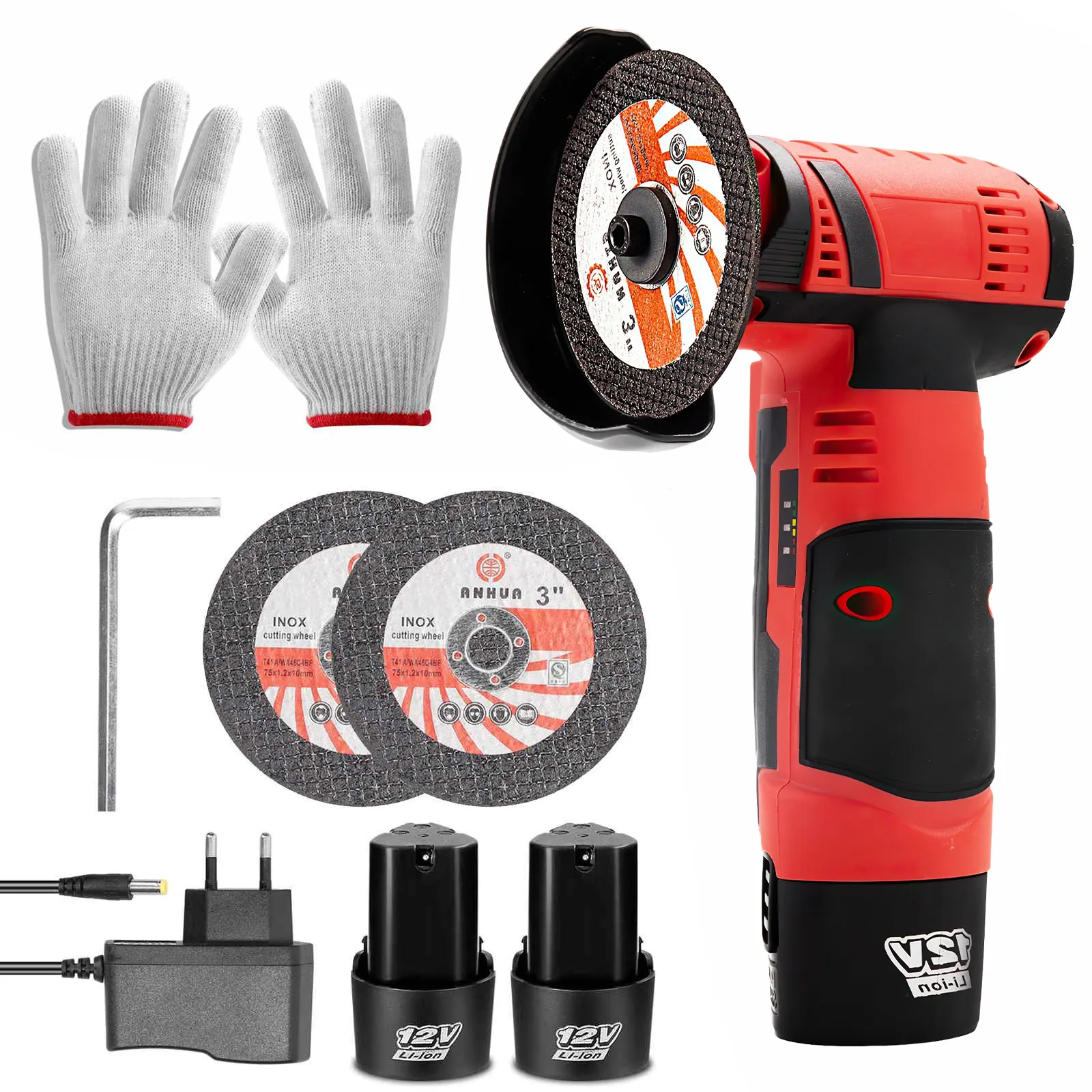 Mini meuleuse d'angle, Machine de découpe Rechargeable domestique, Machine de polissage, meuleuse électrique à main, Machine de polissage