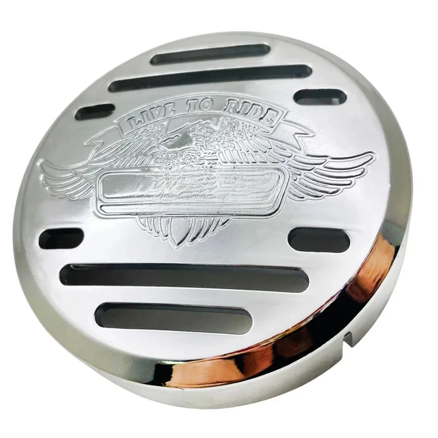 Coque de protection pour klaxon de moto, ABS chromé, pour Yamaha v-star 650 Classic Custom 98-13 Vstar 1100 Silverado 99-09 Kawasaki Vulcan 800