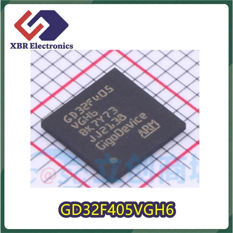 (5/20 Pieces) GD32F405VGH6 BGA-100 32-bit Microcontroller (ARM MCU)  Brand New Original Authentic In Stock