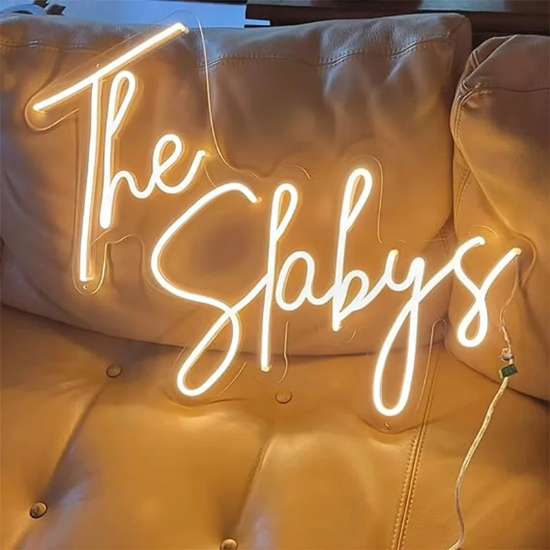 Custom Neon Signs Personalized LED Neon Signs For Family Birthday Bar Wedding Party Night Light Company Logo