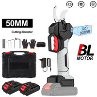 3000W 50mm Brushless Cordless Electric Pruning Shears Efficient Fruit Tree Bonsai Pruning Branches Cutter Landscaping Tool