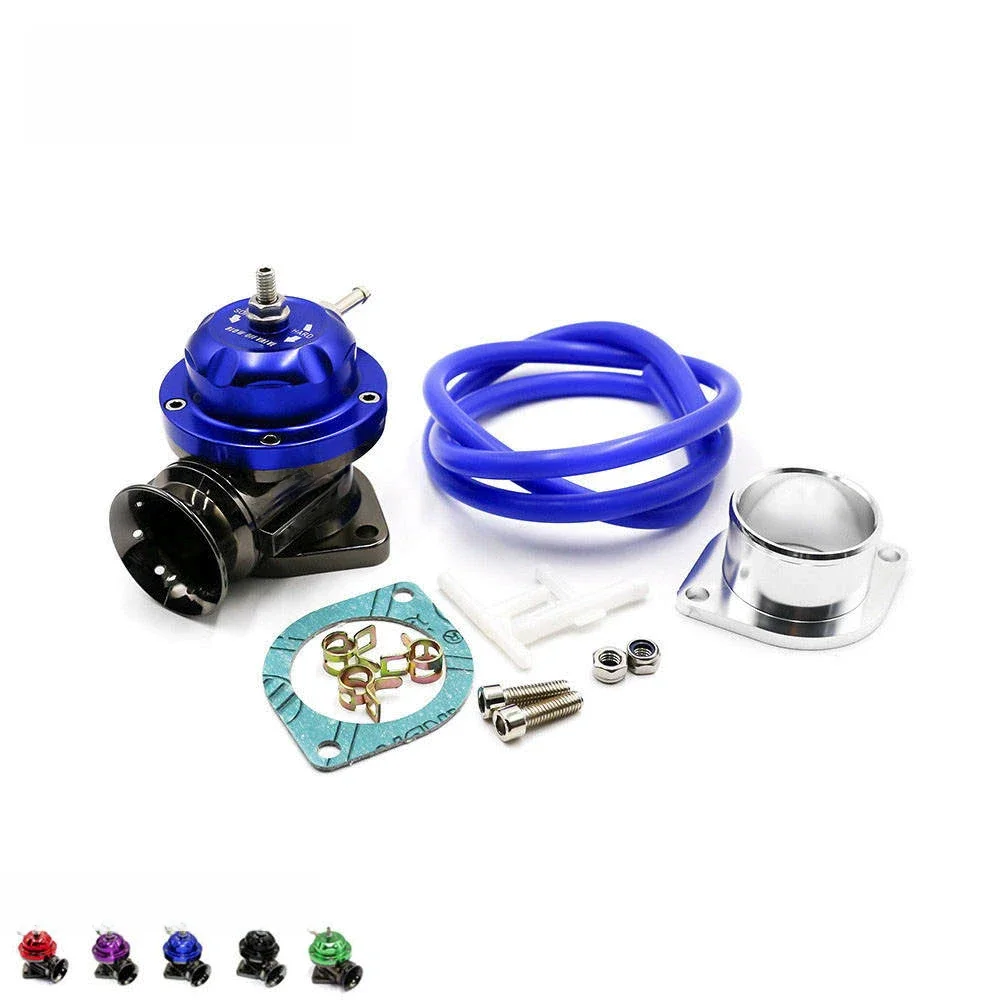CNSPEED Uniwersalny zawór wydmuchowy Turbo typu R-S Regulowany 25 psi BOV Adapter wydmuchowy/wydmuchowy YC 100370 — zdjęcie 2