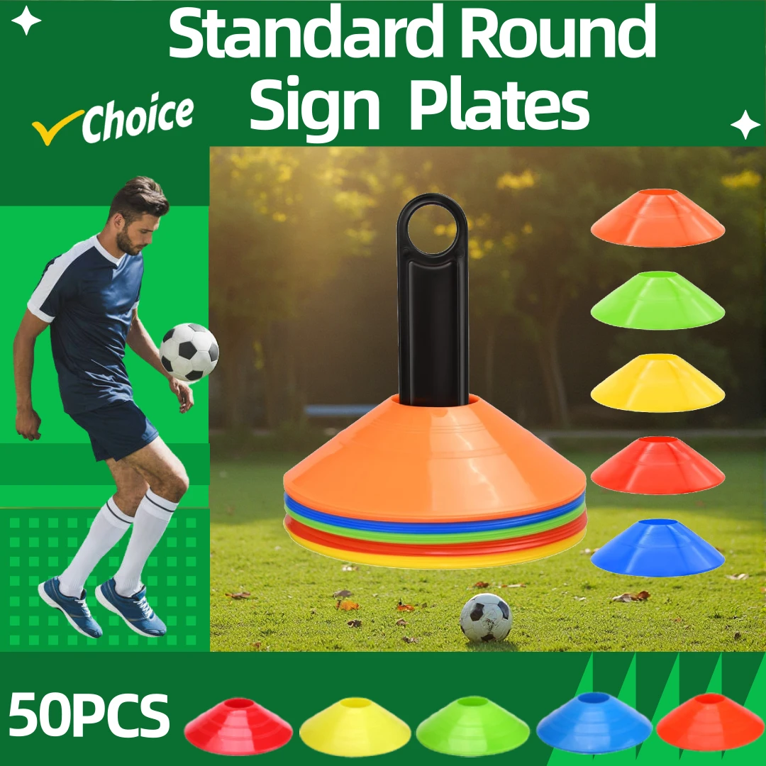 

50/100 шт. дисковые конусы, футбольные конусы для ловкости с сумкой для переноски и держателем, футбольные конусы для спортивных тренировок, футбола, футбола, баскетбола