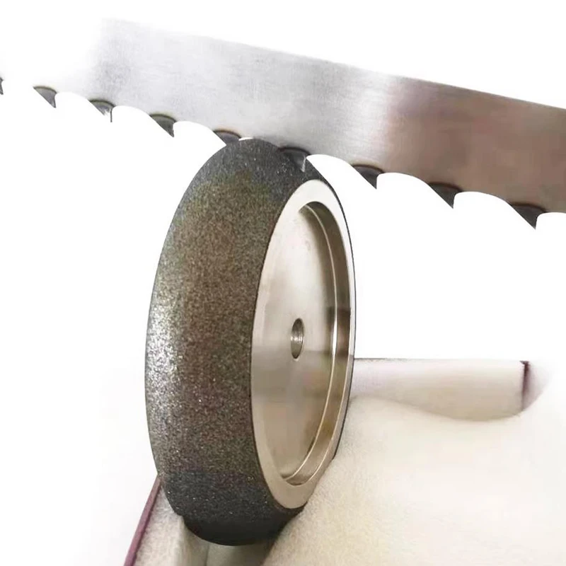 5 Inch CBN Grinding Band Saw Electroplating Diamond Grinding Wheel 127Dx22.2TxH12.7 10/30