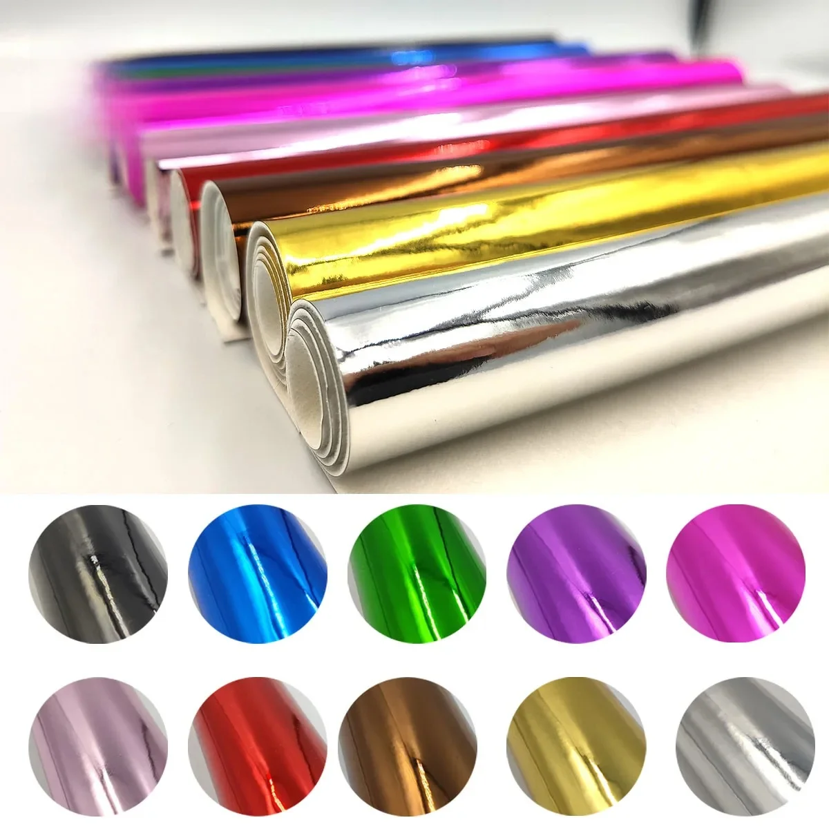20*15CM lustrzana galwanizacja laserowa lśniąca PU sztuczna skóra tkanina do szycia na arkusz DIY kokardka broszka kolczyk rzemieślnicza dekoracja — zdjęcie 2