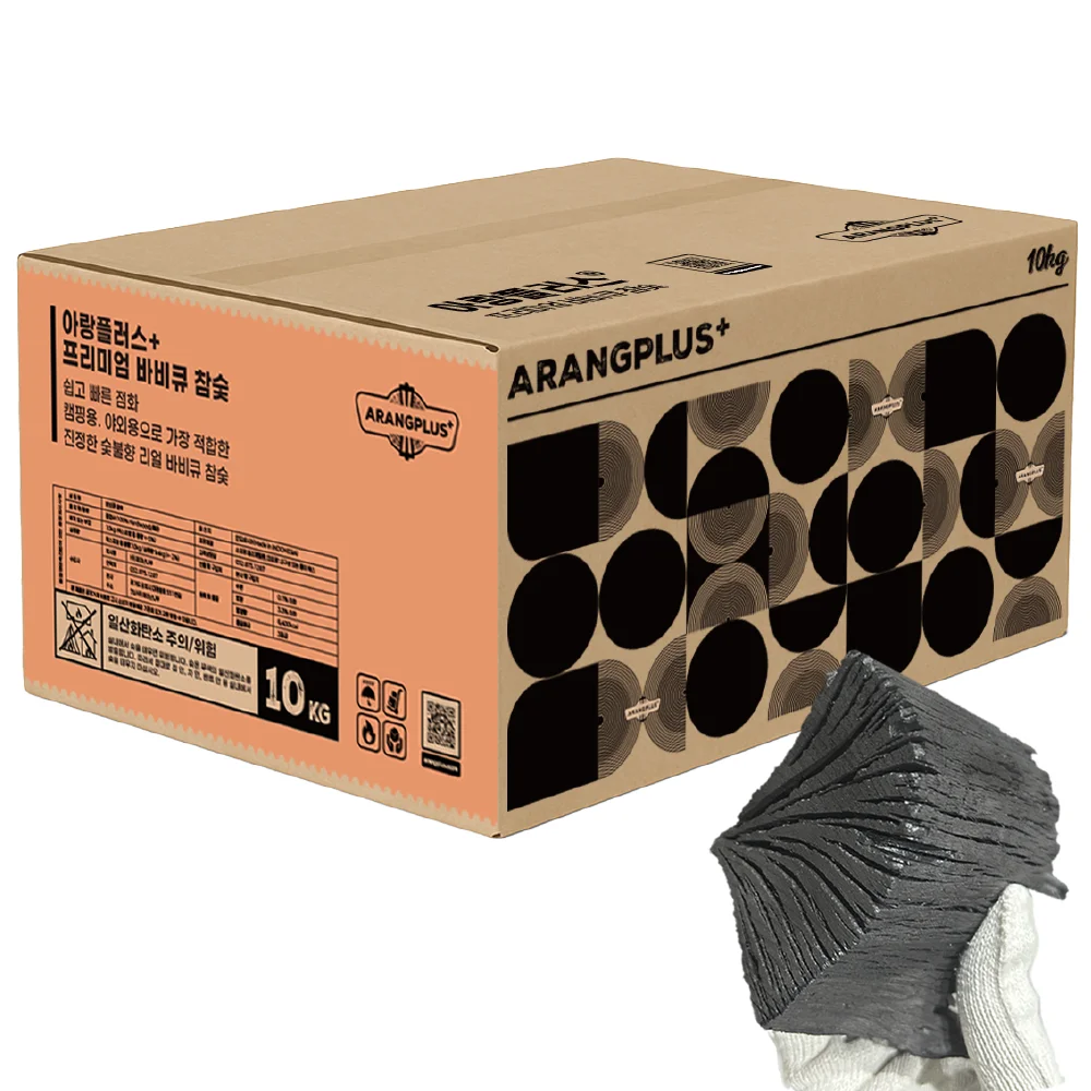 Carbón para Barbacoa 10kg, Carbón para Camping y Casas de Huéspedes