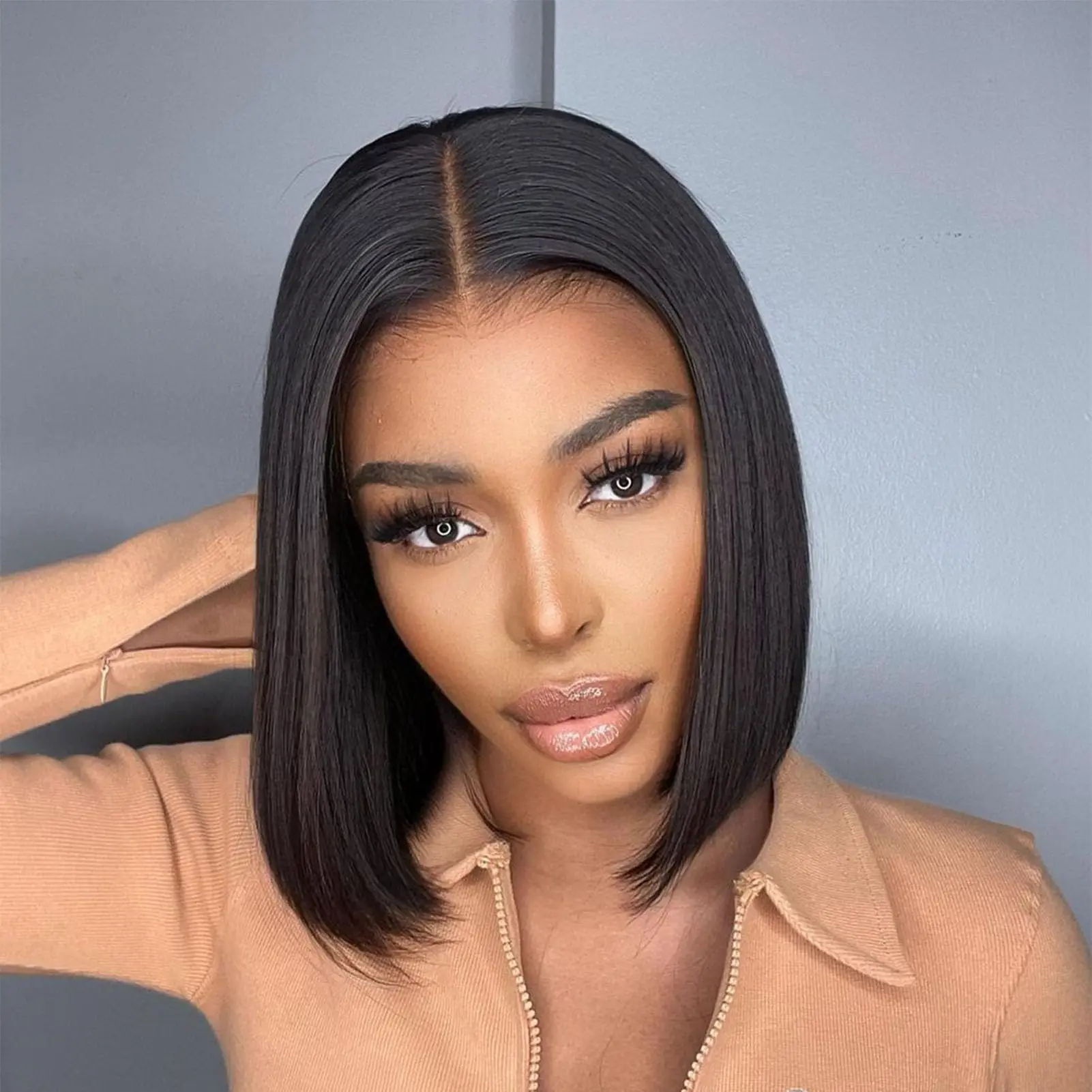 Cheap Short Bob Wig Straight Lace Frontal 100% Human Hair Wigs For Women 13x4 Front 4X4 Hd Lace Closure Bob Wig On Sales