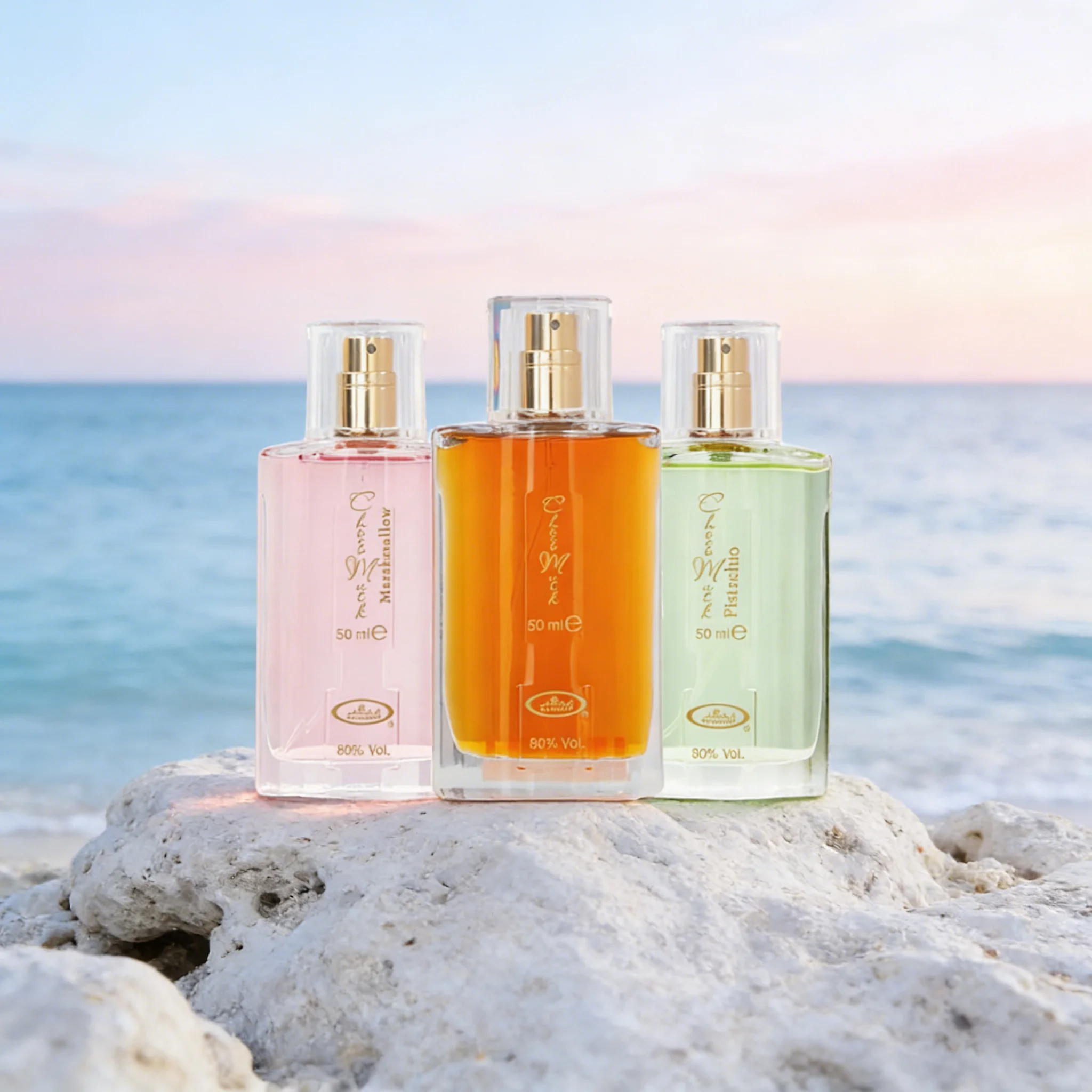 

Al-Rehab Choco Musk Perfume - Marshmallow & Pistachio Eau de Parfum Sprays 50ml (1.65 oz) Long-Lasting Sweet Fragrances