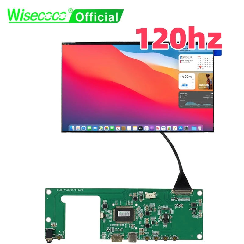 

Wisecoco 120HZ IPS Display 7 Inch 1920x1080 FHD LCD Module For Raspberry Pi Gaming Consoles Car Displays Tablet VR Screen