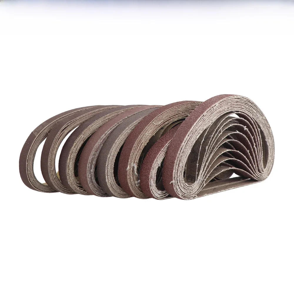 10x330mm taśma szlifierska papiery ścierne do polerowania 10 sztuk/30 sztuk 60 80 120 180 240 320 400 600 grys do szlifierki taśmowej — zdjęcie 2