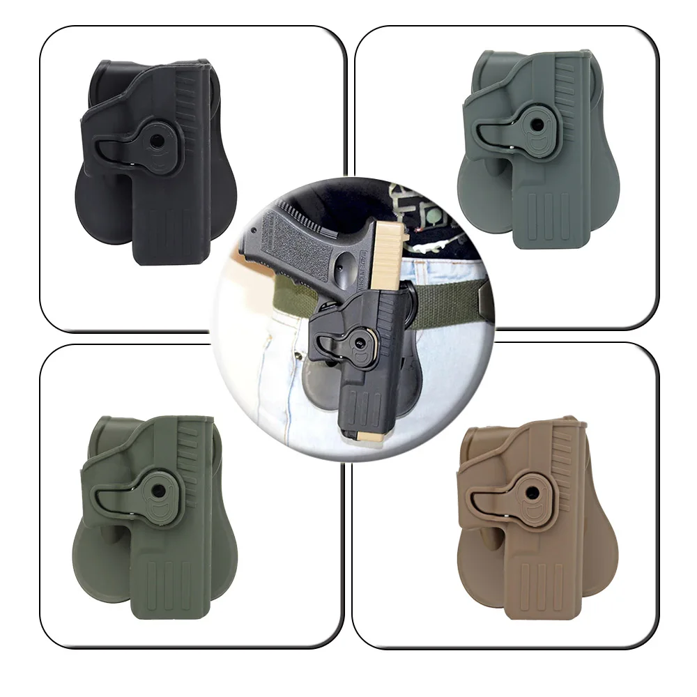 

Tactic Right Hand Holster Quick Release Adjustable Handgun Holsters for GL 17 19 22 26 Gun Holster for Outdoor and Hunting