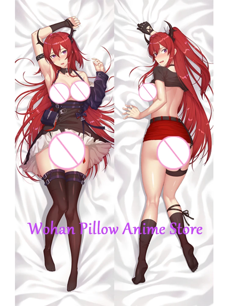 

Dakimakura Anime Pillow Cover Surtr Double Sided Print Life-size Halloween Christmas Decoration