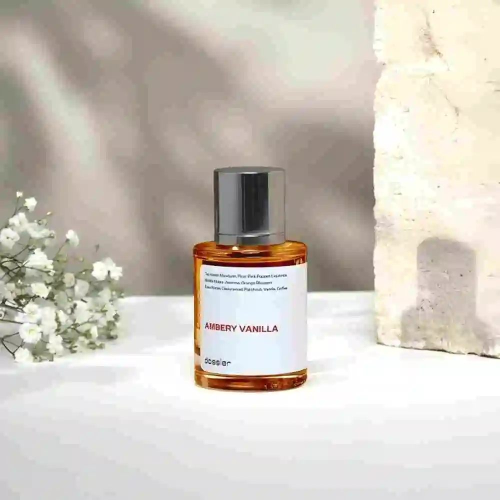 Dossier - Ambery Vanilla 1.7Oz (50ml) - Eau de Parfum - مستوحى من Y S.L's B.lack O.pium - عطر يدوم طويلاً - أنثوي
