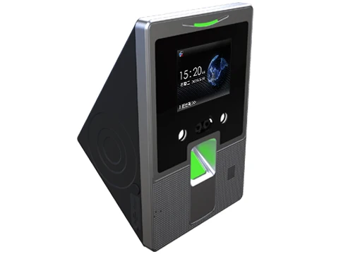 2.8 Inch TFT Color Screen Biometric Face Recognition Time Attendance Machine System With Keyboard Fingerprint Reader Clock