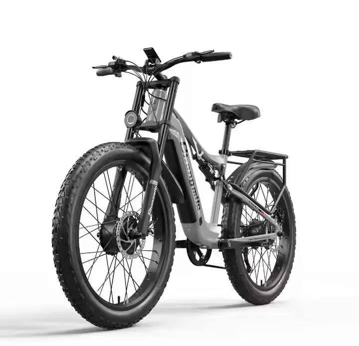 2024 NEW special offer 26inch dual motor electric bicycle 48V 17.5Ah battery shengmilo S600 electric bike 2000W ﻿