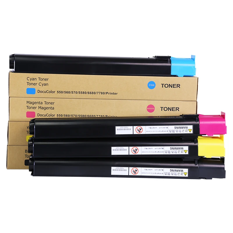 

Compatible Xerox DCC560 K700g CMY650g Colors Toner Cartridge for Color 550 560 570 C60 70 Copier Printer Supplies