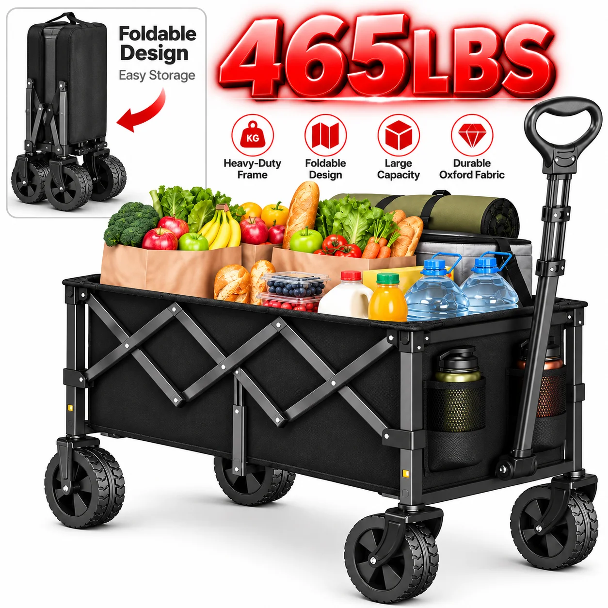 Thumbnail 3 - #7 Latest Garden Cart Wagons Offers