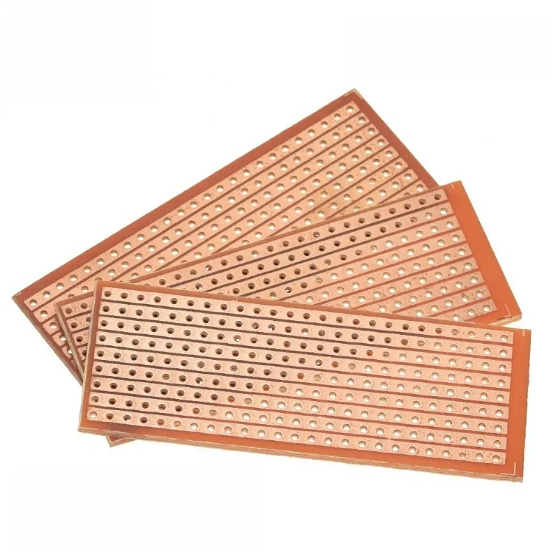 10/20-teilige Leiterplatte einseitiges Proto board 2,5x6,4 cm universelle Experimentier matrix