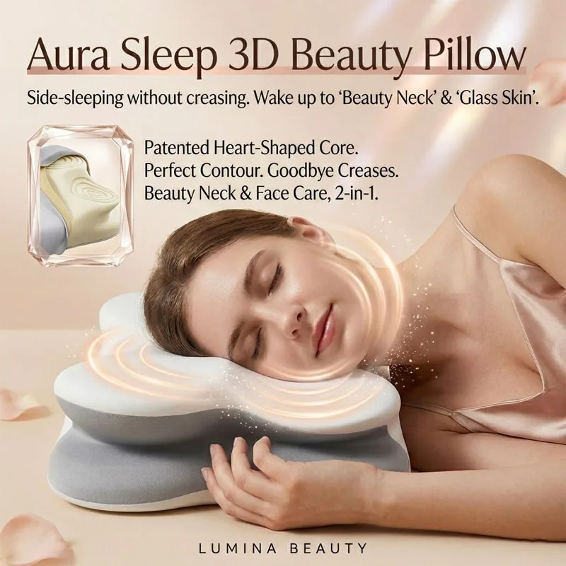 

Anti-Aging Memory Foam Pillow Slow Rebound Neck Support Bed Pillow Ergonomic Soft Sleep Cushion for Bedroom Side Sleeper