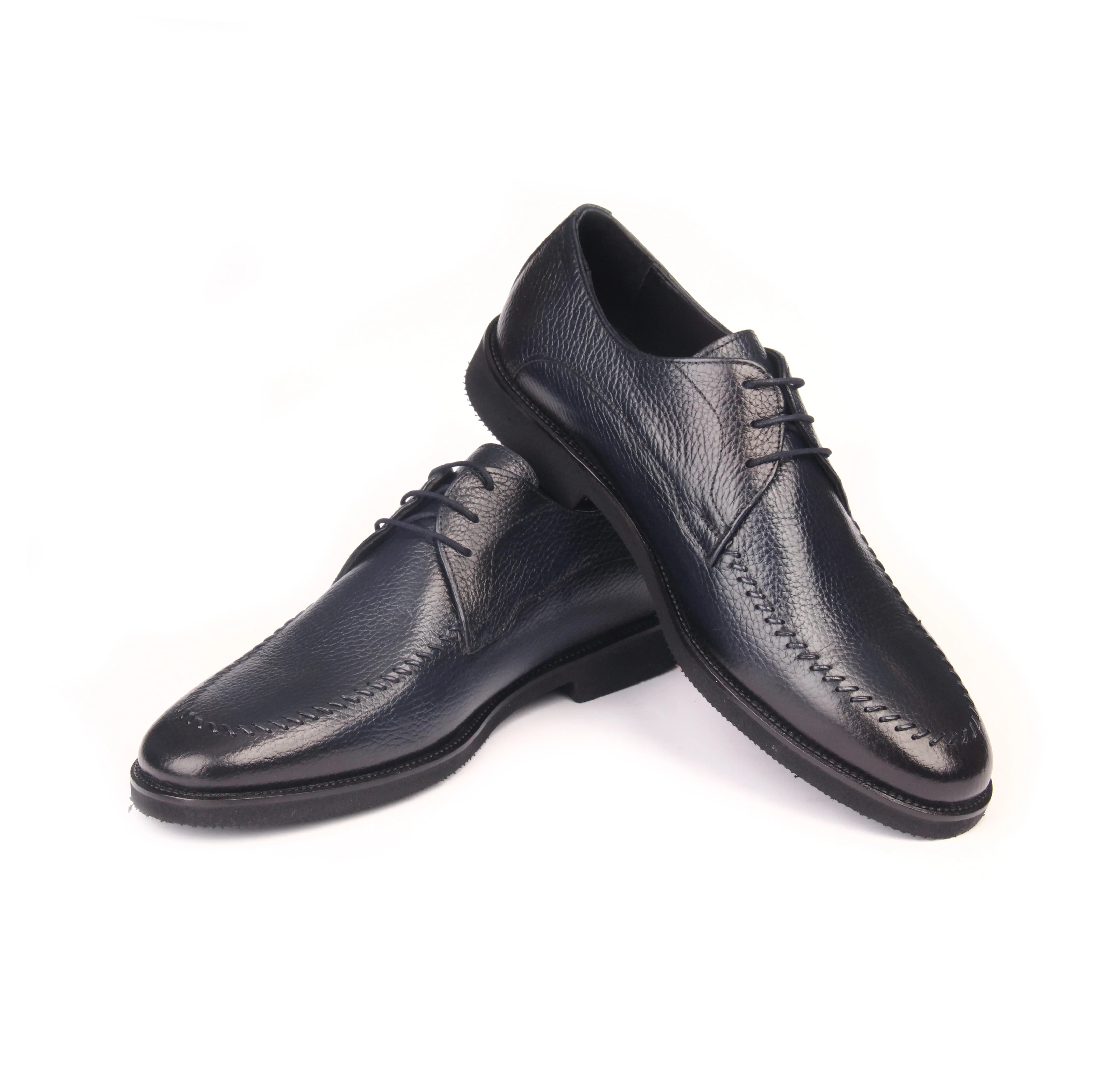 Genuine flotter leather classic soled lace and stitched günlük use genuine leather shoes male