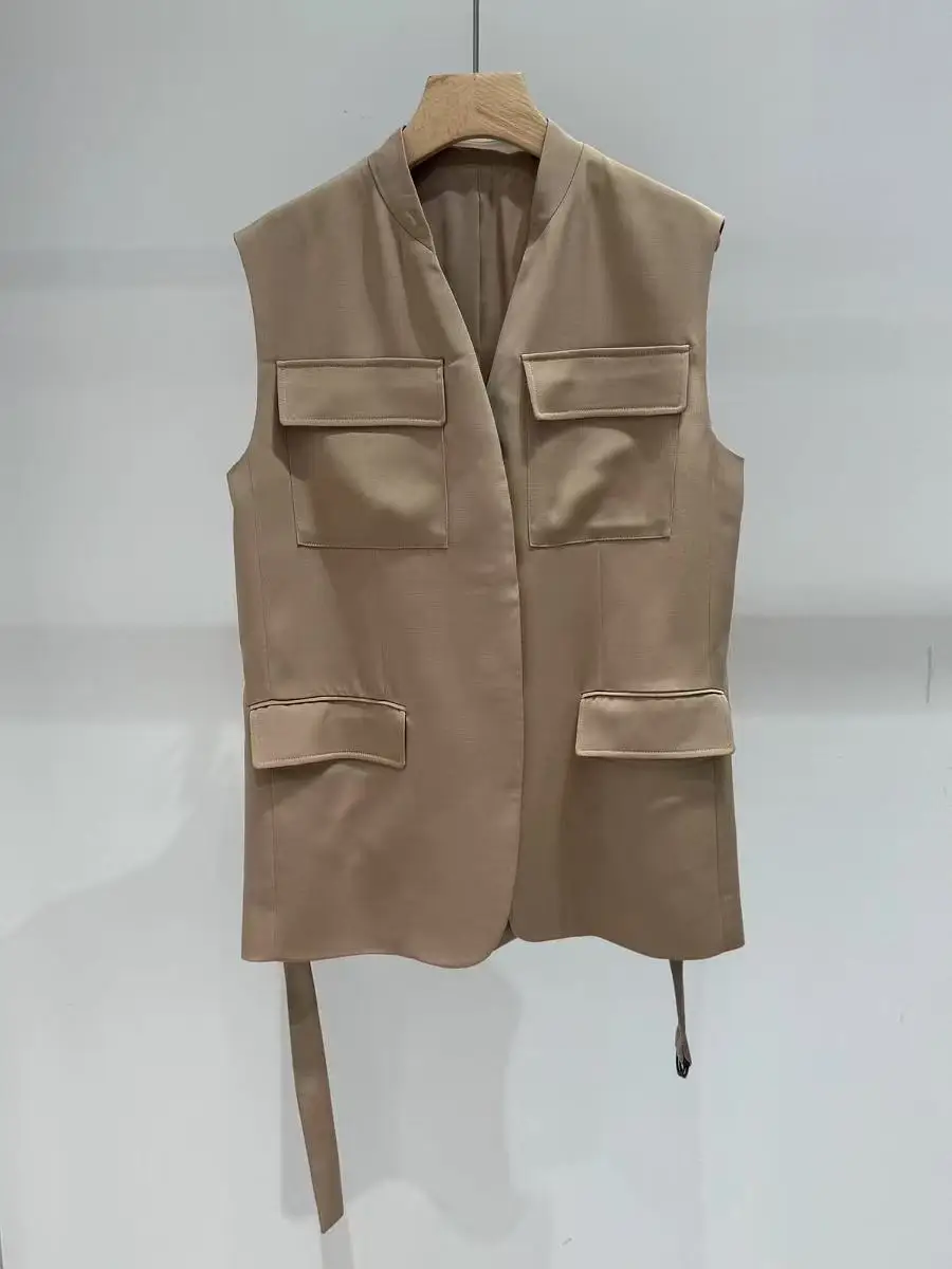

Spring lightweight elegant vest jacket