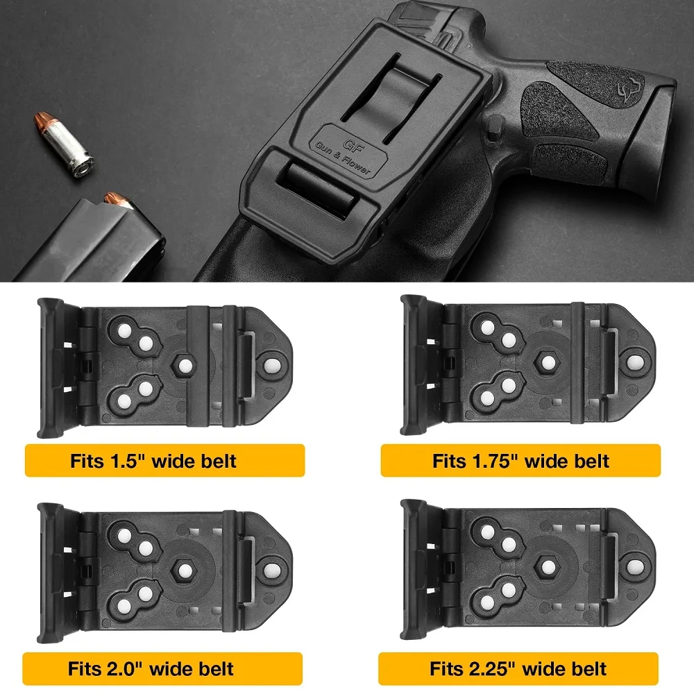 Imagem -03 - Kydex-confortável Mão Direita Gag Holster Belt Clip Taurus G2c G3c Millennium g2 Pt111 Pt140 225