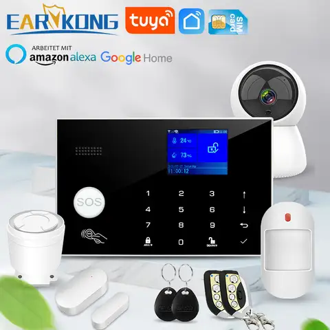 Wireless GSM 433MHz Home Security Alarm Earykong