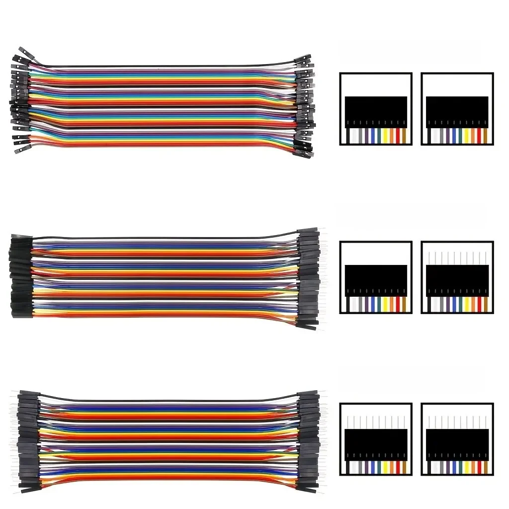 40PIN 20CM Dupont Ligne Mâle à Mâle Femelle à Mâle Femelle à Femelle Jumper Dupont Fil Câble pour Arduino DIY KIT