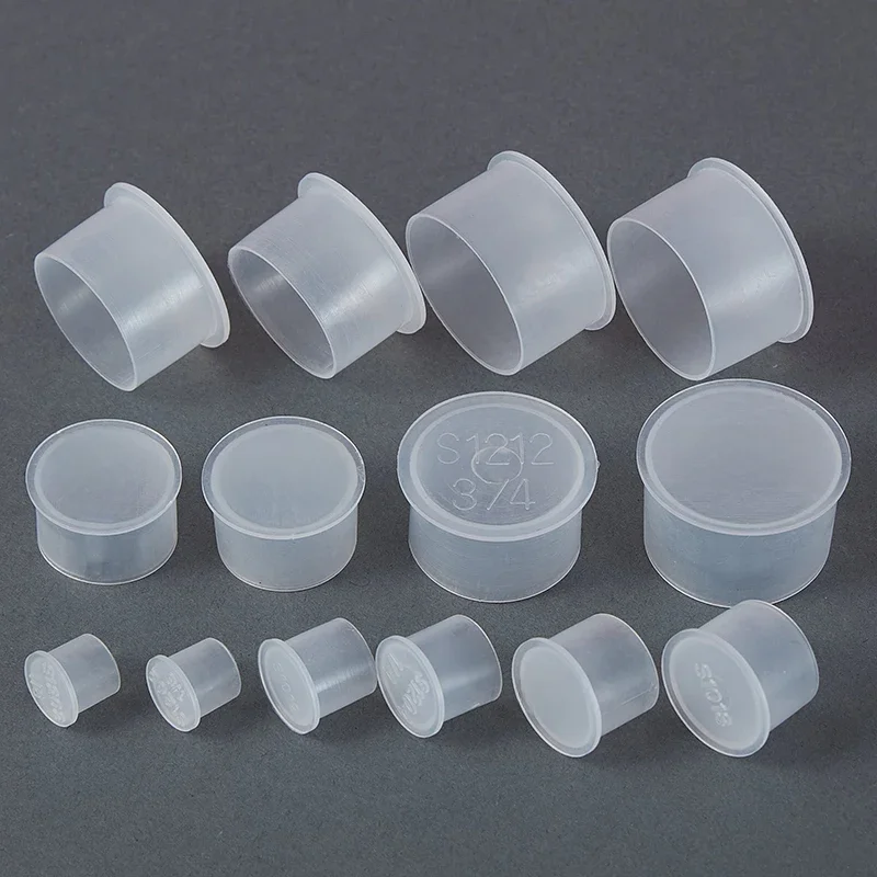 Bouchon de gaine fileté en acier inoxydable, couvercle en plastique pour trous de tuyaux d'eau, embouts de boulons