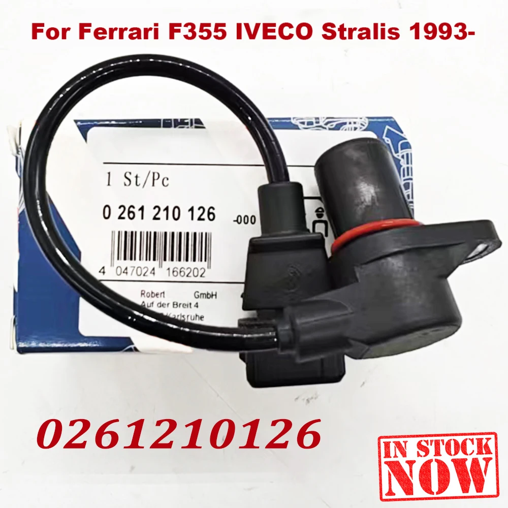 0261210126 500306772 82017874 Crankshaft Position Sensor For Ivveco SStralis 450 570 490 740 TTrakker 380 720 38 42T