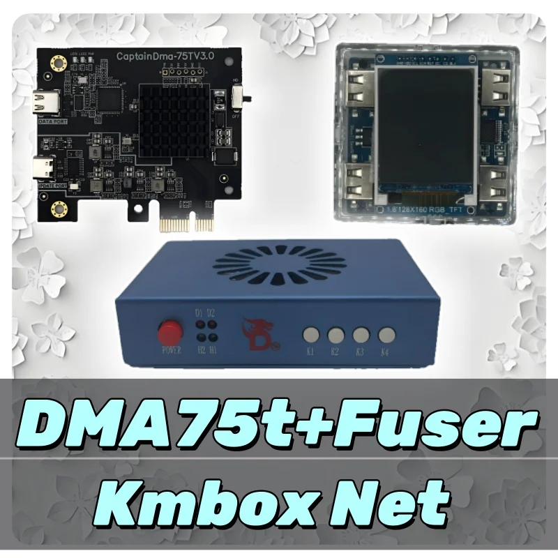 75t Dma Bundle - Captain Dma 75t Card + 6Th Generation Fusion Device HDMI Fuser + Kmbox Net - Dma Kit Set