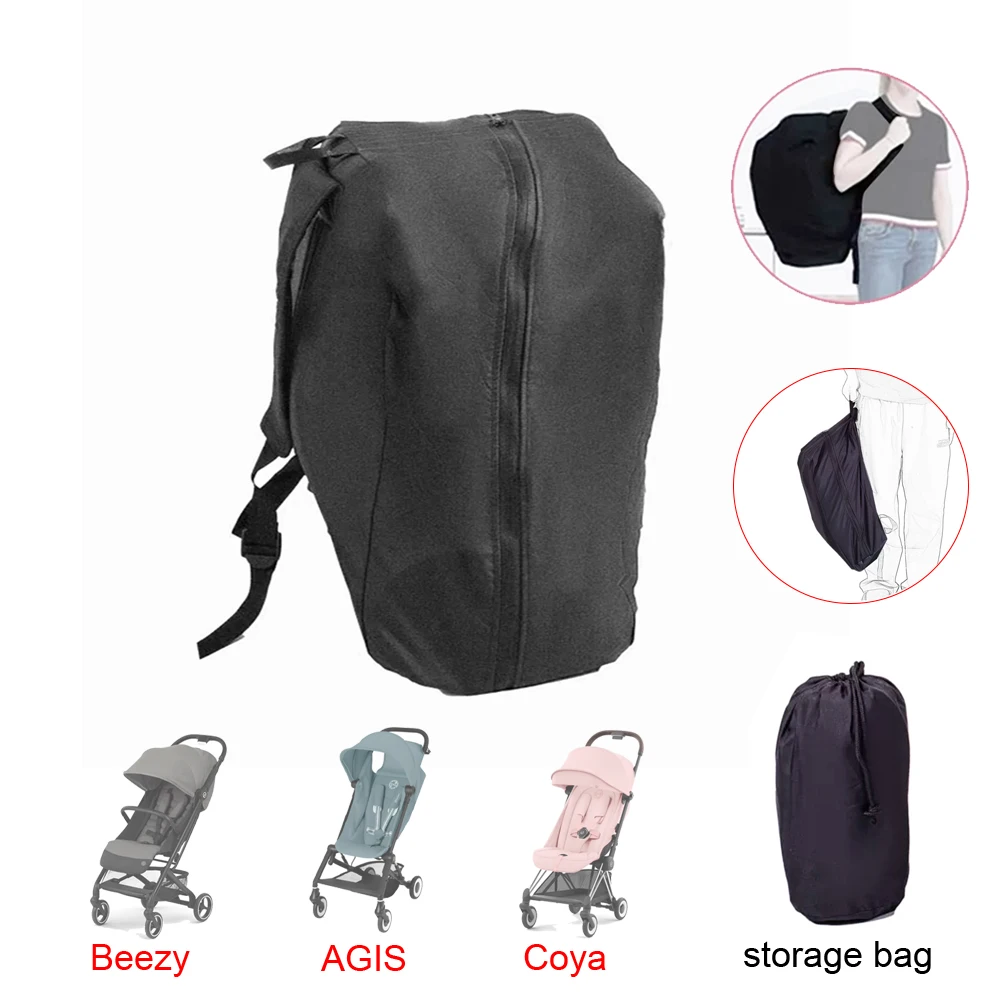 ベビーカー旅行バッグ-cybex-coya-agis-beezy-バギー収納バッグ-シングルショルダーバックパック-ポータブル折りたたみ式底部防水