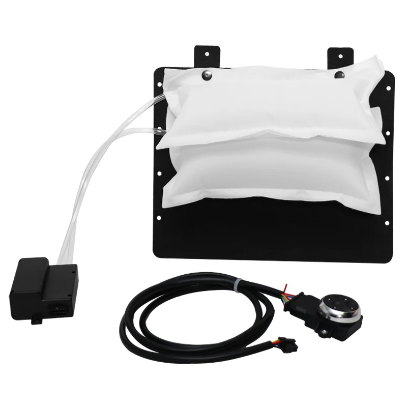 

Поясничная поддержка автомобильного сиденья оснащен автоматической надувной подушкой безопасности и регулируемой системой поддержки спины для комфорта водителя