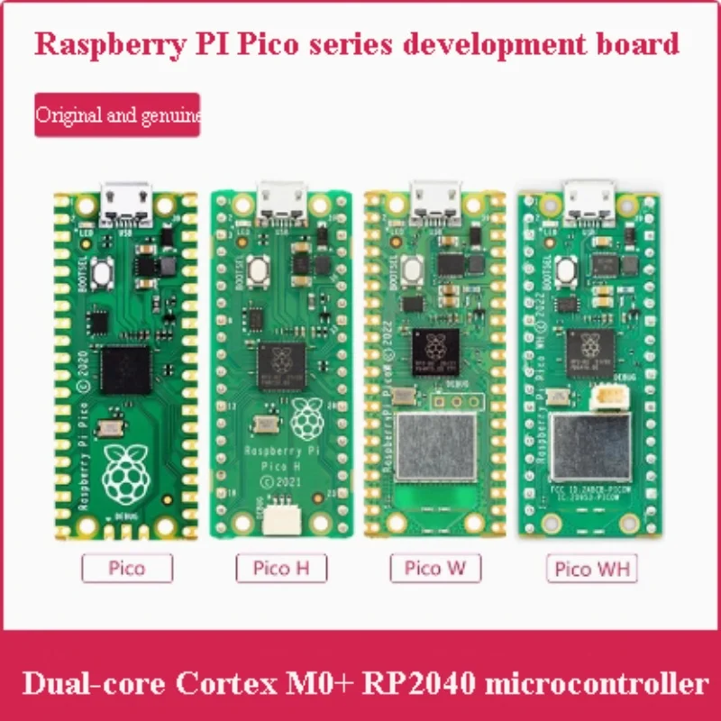 Original Raspberry PI Pico W/WH/H - high dual-core RP2040, WiFi development board, a new realm of programming learning