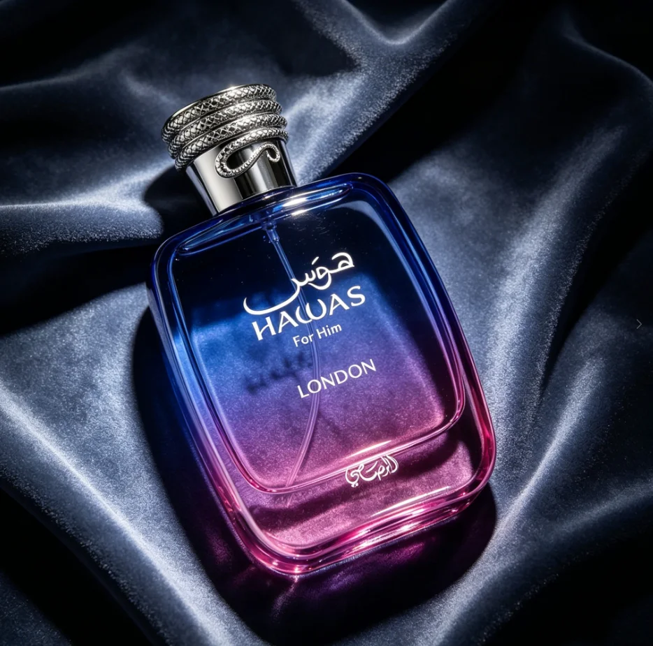 

Rasasi Hawas London – Spicy, Fruity, Floral, Amber – Eau de Parfum Spray Long-Lasting Fragrance for Men, 3.38 Ounce / 100ml
