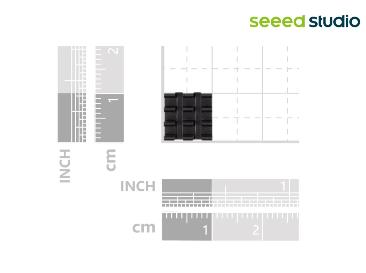 Aluminum Heat Sink For XIAO (2pcs)- Specialized for XIAO ESP32S3 Sense