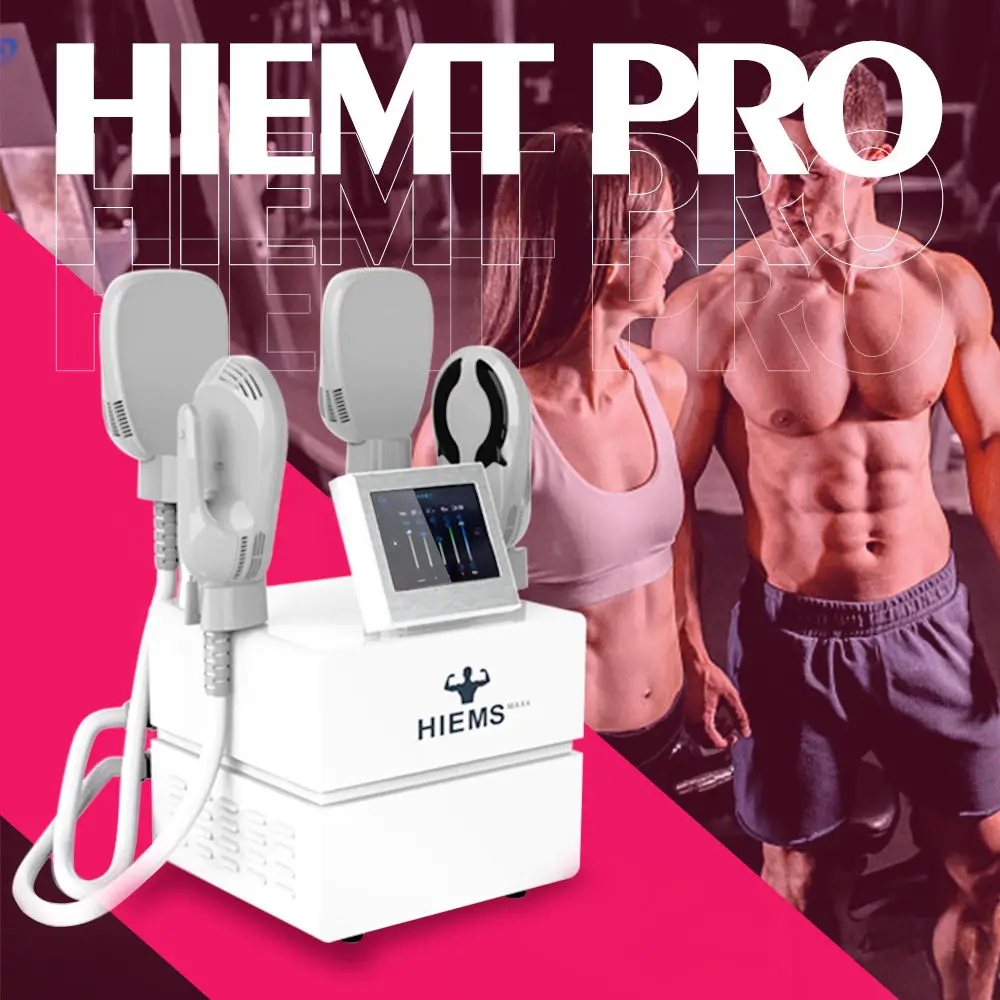 2/4 Handles Hi-emtpro Portable Muscle Reduce Burn Fat beaut Equipment Ems Body Sculpting Machine